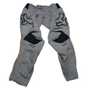 Fox Racing 180 Mens Gray Black Motocross Dirt Bike Riding Pants Size 36